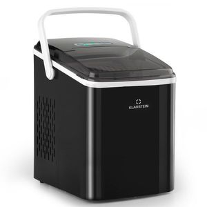 Klarstein Arctic Porter, aparat de făcut cuburi de gheață, bucăți conice de gheață, 12 kg / 24 ore, oțel inoxidabil imagine
