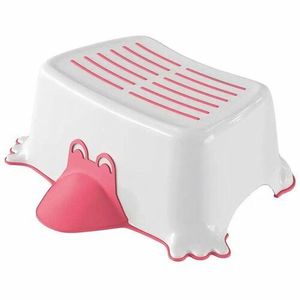 AQUALINE 366413 Treaptă de baie antiderapantăpentru copii Duck, roz imagine