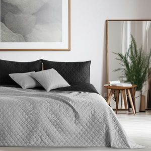 Cuvertură de pat DecoKing Axel, negru/gri, 220 x 240 cm, negru, 220 x 240 cm imagine