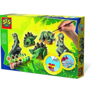 SES Plaster Triple Set Dinozauri imagine