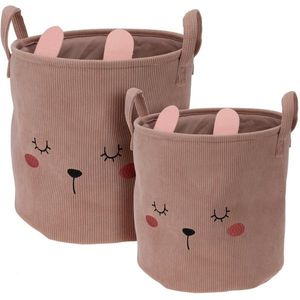 Set de coșuri textile pentru copii Hatu Rabbit , 2buc imagine