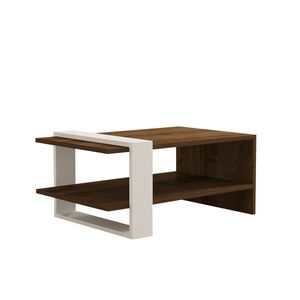 Masă de cafea Gaye Walnut White imagine