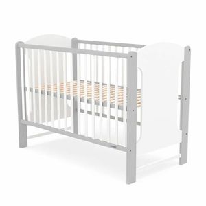 New Baby Crib Elsa, alb-gri imagine