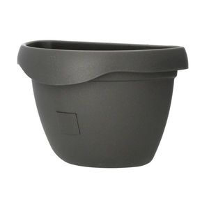 Ghiveci de flori cu auto-udare pentru perete Siesta gri, 29 cm imagine