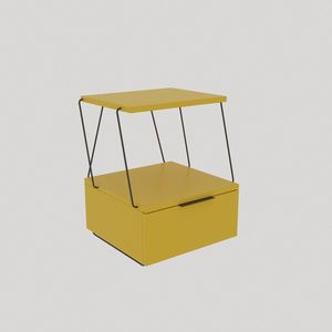 Măsuță de noptieră Tekoba Yellow, galben imagine