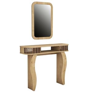 Masă decorativă Damla Oak, maro deschis imagine