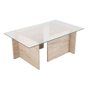 Masă de cafea Vetrino Travertine, bej imagine