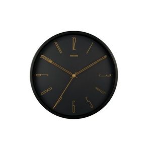 Ceas de perete Karlsson 5898BK de design, 35 cm imagine