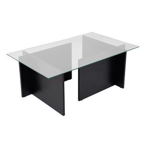 Masă de cafea Vetrino Wood Black, negru imagine