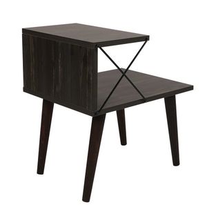 Măsuță de noptieră Cross Dark Brown, maro închis imagine