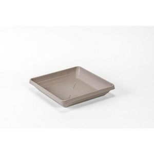 Ghiveci de flori Plastia Lotus 60 x 60, grideschis imagine