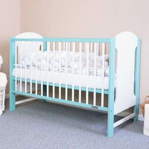 New Baby Crib Elsa, alb-mint imagine