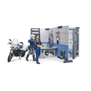 Bruder 62732 BWorld Secție de poliție cumotocicletă, 1: 16 imagine