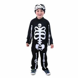 Rappa Costum pentru copii Schelet cu pălărie, mărimea 2.5 mm, w. M imagine