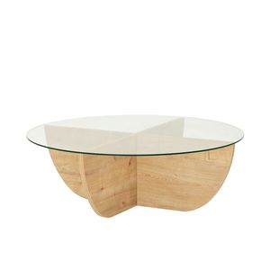 Masă de cafea Lily Sapphire Oak, maro deschis imagine