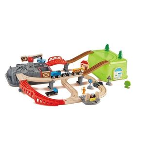 Hape Pistă de tren cu cutie de joacă imagine