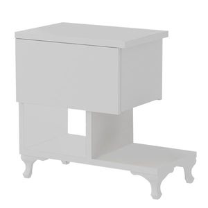 Măsuță de noptieră Cast White imagine