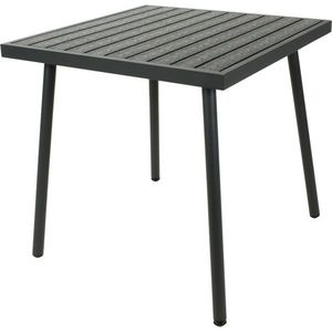 Masă de grădină Hervig, 76 x în. 73 cm, blat dinpolywood imagine