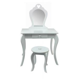 Masă de toaletă pentru copii cu oglindă desiguranță Elza , 71 x 50 x 108 cm imagine