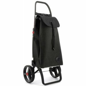 Geantă de cumpărături Rolser I-Max Tweed 2 LogicRSG pe roți, negru, negru imagine