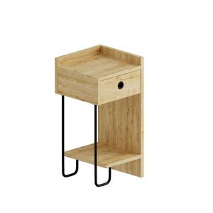 Măsuță de noptieră Sirius Right Oak, naturală imagine