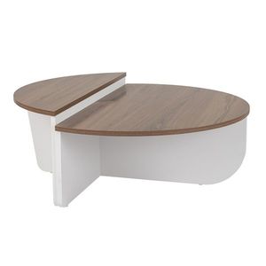 Masă de cafea Orion Walnut White, multicoloră imagine