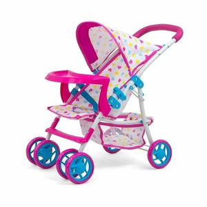 Milly Mally Cărucior sport pentru păpuși KateCandy, roz imagine