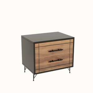 Masă de noapte Noapte Walnut, maro închis imagine