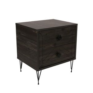 Măsuță de noptieră Luna Dark Brown, maro închis imagine