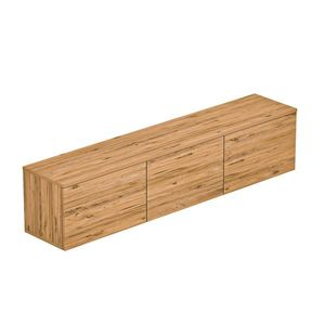Masa TV Neon iluminat Atlantic Pine, naturală imagine