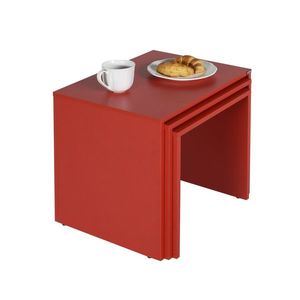 Masă pliabilă SHP Red, 3 buc, roșu imagine
