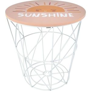 Masă de depozitare Hatu pentru copii Sunshine, 30x 30 x 30 cm imagine