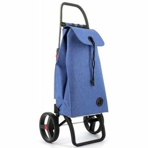 Geantă de cumpărături Rolser I-Max Tweed 2 LogicRSG pe roți, albastră, albastru imagine
