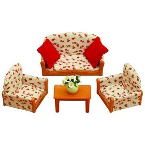 Sylvanian Families Mobilier - set canapea cu masă imagine