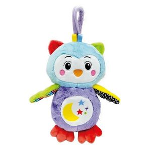 Clementoni Clemmy baby - Bufniță interactivă depluș cu lumină de noapte și sunete imagine