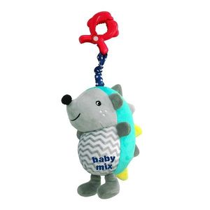 Baby Mix Baby jucărie de pluș cu mașină de jucărieHedgehog imagine