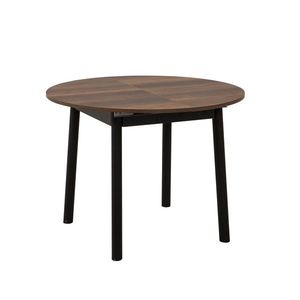 Masă de luat masa Oliver Walnut Black, maro închis imagine