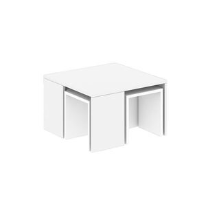 Masă de cafea Ortanca White, alb imagine