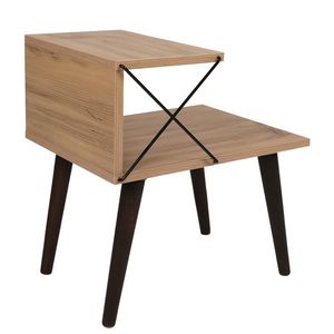 Măsuță de noptieră Cross Pine, maro imagine