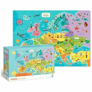 Dodo Puzzle Harta Europei, 100 piese imagine