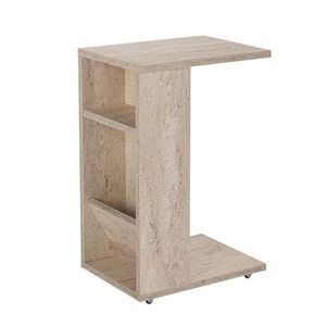 Masă de cafea Filinta Travertine, crem deschis imagine