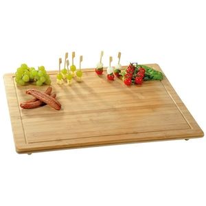 Kesper 58599 Placă de tăiat din bambus, 56 x 50 x3, 1 cm imagine