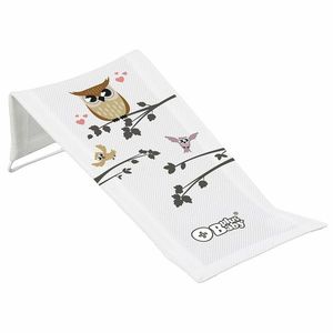 Tega Fabric șezlong de baie Wise Owl, alb imagine