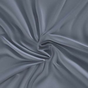 Kvalitex Satin foaie cu elastic gri închis, gri închis, 140 x 200 cm imagine