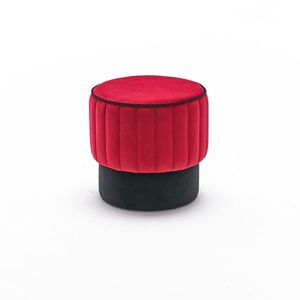 Taburet Rose Pouf Roșu, roșu imagine