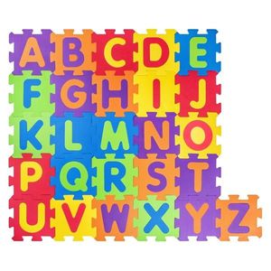 Plastica Alfabet puzzle spumă, 60 piese imagine