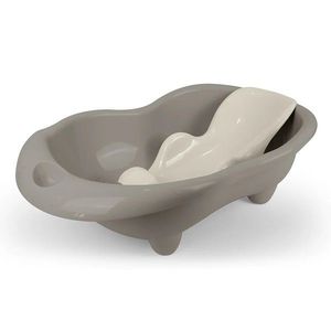 Dolu Baie pentru copii Hippo cu șezlong, gri , 26x 84, 5 x 50, 5 cm, gri imagine