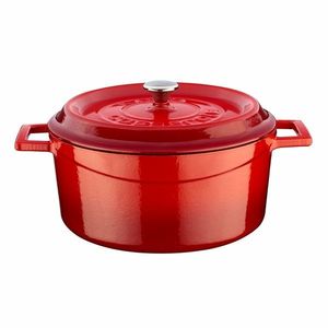 LAVA Metal Oală din fontă cu diametrul de 24 cm, roșu , 4, 5 l imagine
