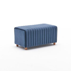 Taburet Mabel Pouf albastru, albastru imagine