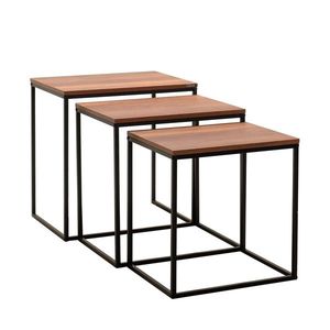 Masă pliantă SHP 933 Walnut, 3 buc, maro deschis imagine